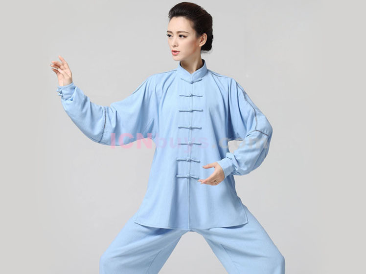 Tai Chi Clothing Long-sleeve Casual Style Linen Suit